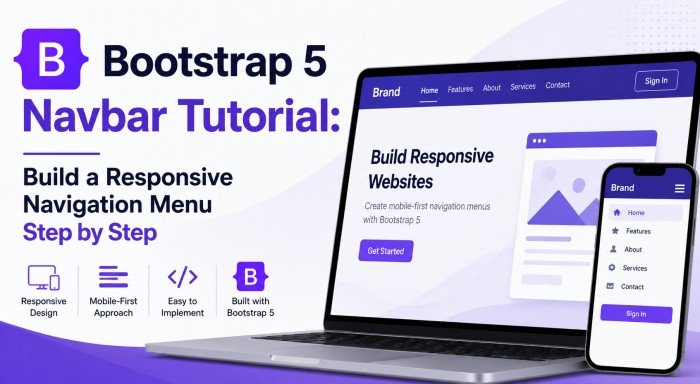Bootstrap 5 Responsive Navbar Tutorial Build a Responsive Navigation Menu
