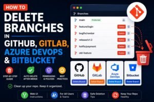 How to Delete Branches in GitHub, GitLab, Azure DevOps & Bitbucket