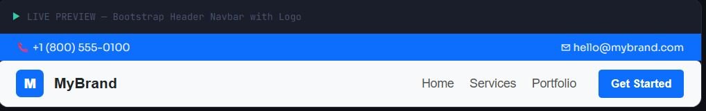 C:\Serge\YouTube\IT\2026\Bootstrap\Bootstrap Logo\Example Bootstrap Header Navbar with Logo