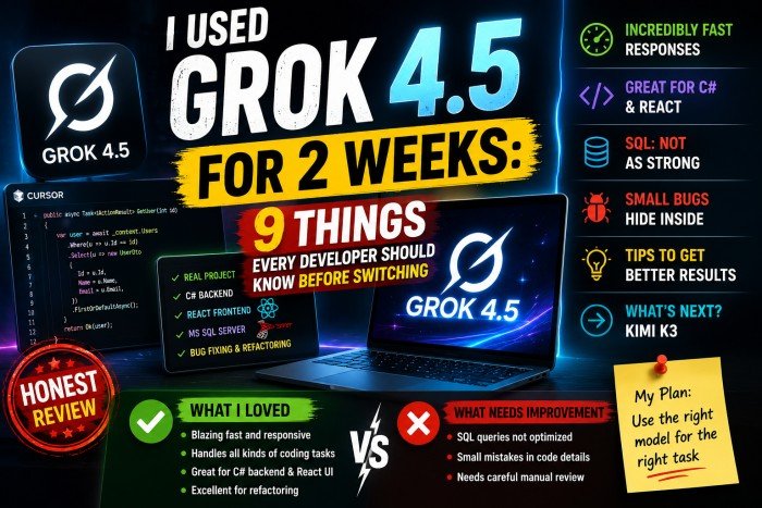 I Used Grok 4.5 for 2 Weeks